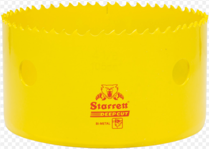 Fast Cut Holesaw Cutter 108mm – Bi-Metal Hole Saw for Ducting, Vents & Service Cut-Outs